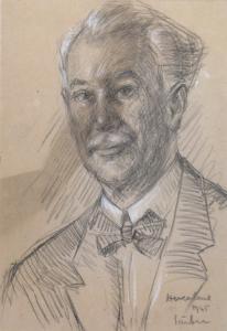 gh.sarbu 1883-1955,General Georgescu-Pion's Portrait,Alis Auction RO 2009-05-30