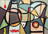 GHARBAOUI Jilali 1930-1971,Abstract composition,1958,Rosebery's GB 2017-04-24