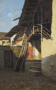 GHEDUZZI Ugo 1853-1925,Case rustiche,Sant'Agostino IT 2022-12-20