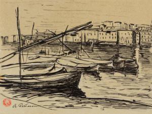 GHEORGHE Petrascu 1872-1949,Sunset in Venice,1872,Artmark RO 2024-03-20