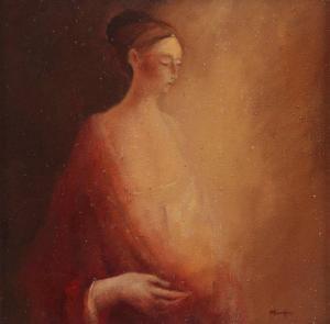 GHEORGHIU Val 1934,Portretul doamnei M.,Artmark RO 2021-09-21