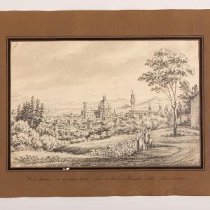 GHERARDI Giuseppe 1788-1884,Vista di Firenze dal giardino di Boboli,Wannenes Art Auctions 2023-03-14