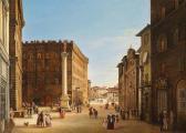 GHERARDI Guiseppe,Scene of Florence,1846,Palais Dorotheum AT 2014-10-23