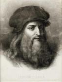 gherardini 1800-1800,Portrait de LÉonard de Vinci, d'après lui-même,1823,Tajan FR 2009-11-27