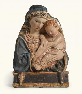 GHIBERTI Lorenzo 1378-1443,RELIEF WITH THE VIRGIN AND CHILD,Sotheby's GB 2017-07-06