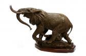 GHIGLIERI Lorenzo E. 1931-2020,Walking elephant,Bonhams GB 2011-08-14