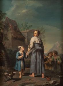 GHIRARDINI Stefano 1696-1756,Cacasenno e la madre Minghina,Art International IT 2022-07-15