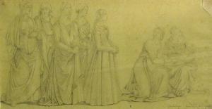 GHIRLANDAIO Domenico 1449-1494,The Nativity of Mary,Bonhams GB 2009-07-19