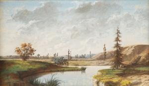 GIACOBINI Léon 1815,Landscape,Tiroche IL 2022-01-30