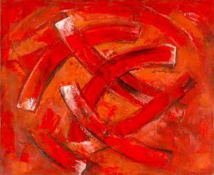 GIANANGELLI R 1935-2009,Composition rouge,1962,Cannes encheres, Appay-Debussy FR 2024-02-24