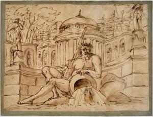 GIANI Felice 1758-1823,Fountain complex,Galerie Koller CH 2024-03-22
