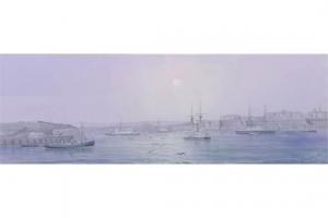GIANNI Giacinto 1837-1948,Grand Harbour Valetta, Malta,1874,John Nicholson GB 2015-10-28