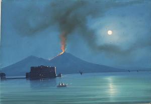 GIANNI Maria 1873-1956,Moonlit Bay of Naples,Bonhams GB 2009-09-15