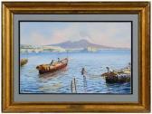 GIANNI N 1800-1800,Vesuvius in the distance,Brunk Auctions US 2010-02-20