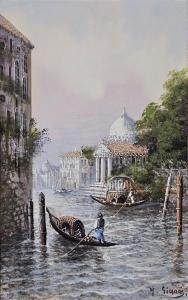 GIANNI Umberto 1800-1900,Canale veneziano,Errico casa d'aste IT 2023-10-28