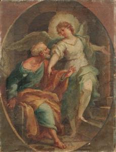 GIAQUINTO Corrado 1703-1765,Un angelo libera S. Pietro dal carcere,1749,Finarte IT 2006-11-14