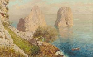 GIARDIELLO Giuseppe 1887-1920,I Faraglioni, Capri,Christie's GB 2001-03-22