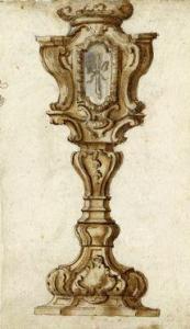 GIARDINI Giovanni 1646-1722,Lotto di tre studi per oggetti liturgici,Gonnelli IT 2018-07-02