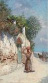 GIARVIELLO,Returning from market on a Neapolitan coastal road,Christie's GB 2004-01-15