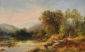 GIBB Thomas Henry 1833-1893,View on the River Coquet, Northumberland,Tennant's GB 2022-04-23