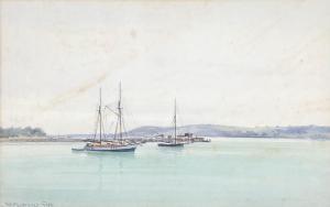 GIBB William Menzies 1859-1931,A Grey Day,International Art Centre NZ 2023-10-24
