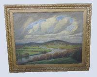 GIBBS HERBERT WILLIAM,Landscape view from Cracombe over the Avon towards,Serrell Philip 2015-11-12