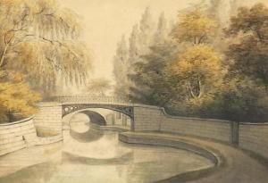 GIBBS James 1792-1841,The new canal and bridges at Sydney Gardens, Bath,Gardiner Houlgate 2019-06-27