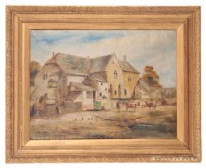 Gibbs Nathaniel K. 1948-2018,A farmhouse landscape,Duke & Son GB 2023-03-09