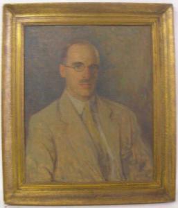 GIBBS Thomas Binney 1870-1947,Portrait of a Gentleman,1941,Neales GB 2007-05-14