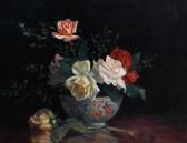 GIBBS Thomas Binney 1870-1947,Roses in a bowl,Bonhams GB 2010-01-26