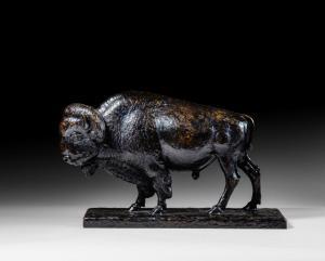 GIBERT Lucien 1904-1988,Le bison de Troie,Lombrail - Teucquam FR 2023-12-18