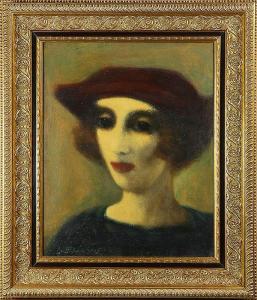 GIBNEY Luke Edmond 1894-1960,Lady's Portrait,Clars Auction Gallery US 2015-03-21