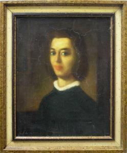 GIBNEY Luke Edmond 1894-1960,Portrait of Jean Munro,1953,Clars Auction Gallery US 2007-05-05