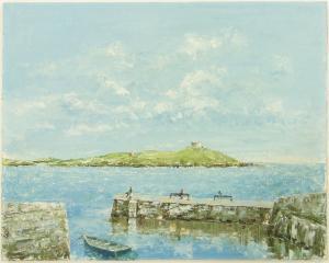 GIBNEY Richard,Harbour scene at Dalkey near Dublin,Burstow and Hewett GB 2015-12-16