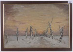 GIBSON Alexander R., Alex 1800-1900,Winter landscape,Burstow and Hewett GB 2016-09-21