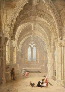 GIBSON F,Rosslyn Chapel in Roslin near Edinburgh,1821,Lempertz DE 2014-09-24