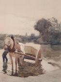Gibson George Henry 1868,Cart and Horse,1903,Rachel Davis US 2014-10-25
