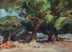 GIBSON George 1904-2001,Soledad Shade,1972,John Moran Auctioneers US 2017-05-23