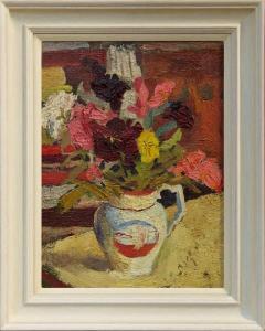 GIBSON Leslie 1910-1969,still life of flowers in a jug,Reeman Dansie GB 2016-11-22