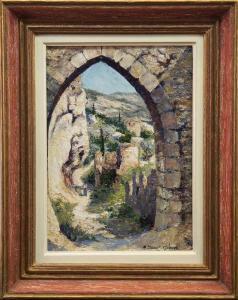 GIBSON Mary Stewart 1900-1900,TWO VIEWS OF GORDES, VAUCLUSE,McTear's GB 2017-11-22