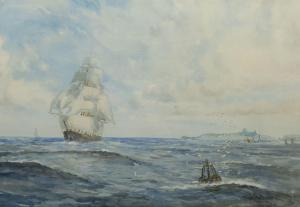 GIBSON Walter,Barque in Full Sail off Whitby,David Duggleby Limited GB 2021-09-04