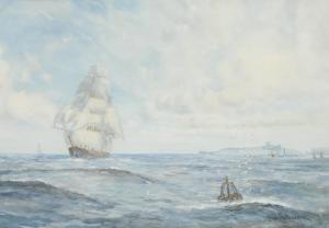 GIBSON Walter,Galleon off the Coast,20th century,Bamfords Auctioneers and Valuers GB 2021-07-20
