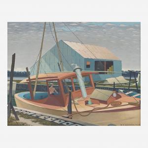 GIBSON WEDDERSPOON RICHARD 1889-1976,Fishing Boat, Naples, Florida,Freeman US 2023-09-20