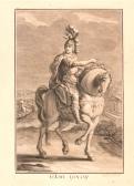 GIFFART Pierre 1638-1723,Don Gocoy a cavallo (ritratto),1710,Bertolami Fine Arts IT 2013-06-11