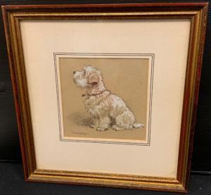 GIFFORD AMBLER Christopher 1886-1965,white terrier,Bamfords Auctioneers and Valuers GB 2022-02-17