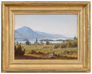 GIFFORD Sanford Robinson 1823-1880,A Sketch From Nature,1850,Brunk Auctions US 2023-11-18