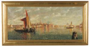 GIFFORD William Birdsall 1842-1929,Venetian Scene,Cottone US 2017-03-25
