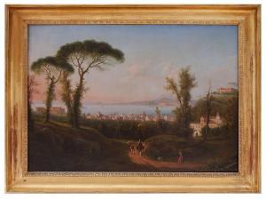 GIGANTE Gaetano 1770-1840,Veduta di Napoli,Casa d'Aste Santa Giulia IT 2020-12-12