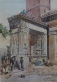 GIGLI Roberto 1846-1922,Roman Arch, Nerva,Wright Marshall GB 2018-07-17