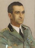GIGLIO M.A,Ritratto di ufficiale dell'esercito italiano,1936,Colasanti Casa D'Aste Roma 2012-11-23
